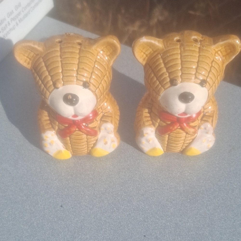 Charming Bear Salt and Pepper Shakers